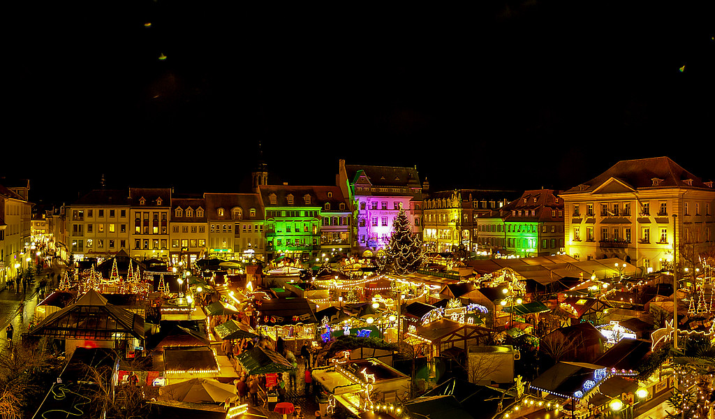 Der Thomas-Nast-Nikolausmarkt in Landau in der Pfalz ist ein barrierefreier Weihnachtsmarkt.