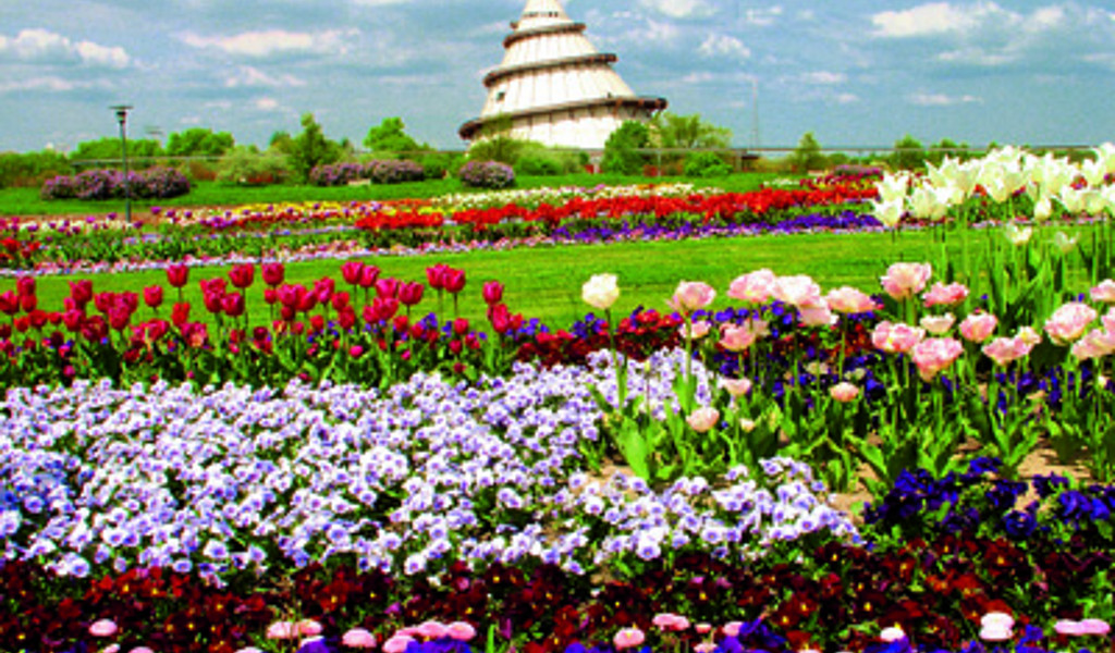 Elbauenpark mit Jahrtausendturm
