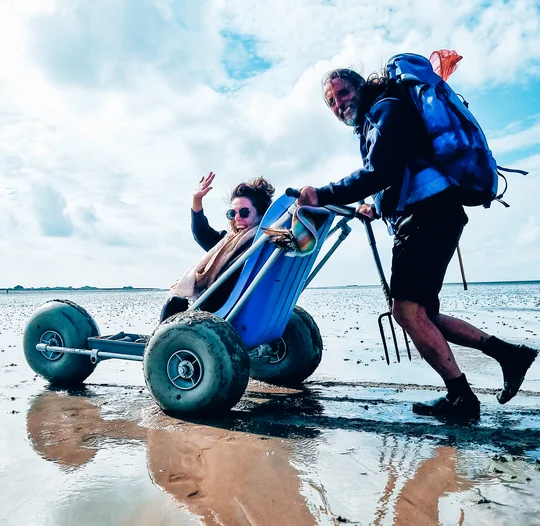 Wattmobil im Wattenmeer