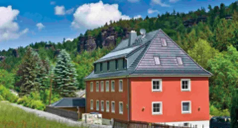 Ferienhaus Felswelten Ferienhaus Felswelten im Bielatal, Außenansicht