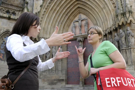 Stadtführung für Gehörlose