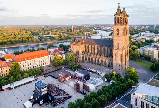 Zum DomplatzOpenAir, vom 17. Juni bis 10. Juli, zeigt das Theater Magdeburg das Musical „Rebecca“. Zum DomplatzOpenAir, vom 17. Juni bis 10. Juli, zeigt das Theater Magdeburg das Musical „Rebecca“.