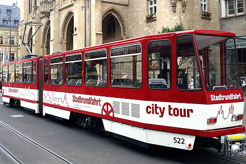 Erfurt-Tour mit der Straßenbahn