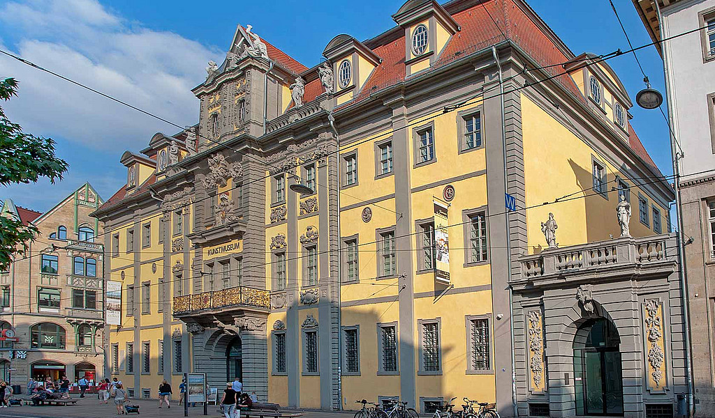 Das Erfurter Angermuseum befindet sich im ehemaligen Pack- und Waagehof aus dem frühen 18. Jahrhundert.