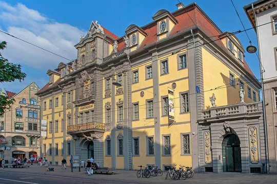 Das Erfurter Angermuseum befindet sich im ehemaligen Pack- und Waagehof aus dem frühen 18. Jahrhundert.