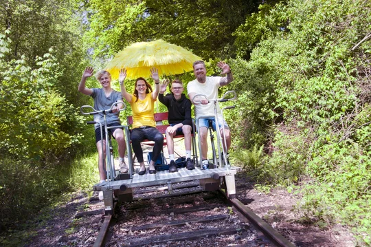 Draisinenfahrt im Ammerland