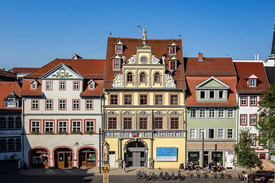 Das Patrizierhaus aus dem Jahr 1562 in der Erfurter Altstadt beherbergt die Kunsthalle.