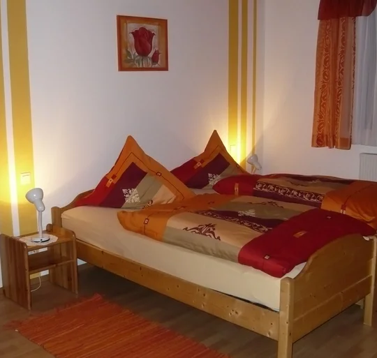 Ferienhaus Teubner Schlafzimmer Gemütliches Schlafzimmer des Ferienhauses Teubner
