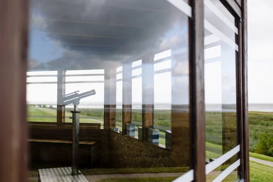 Vogelbeobachtungsstation am Osthafen in Norden-Norddeich 
