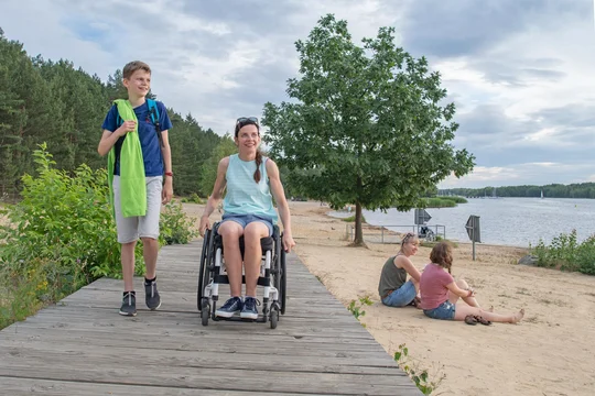 Direkt am Familienpark liegt der wunderschöne Strand. Direkt am Familienpark liegt der wunderschöne Strand.