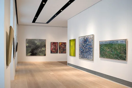Blick in die Dauerausstellung im Angermuseum.