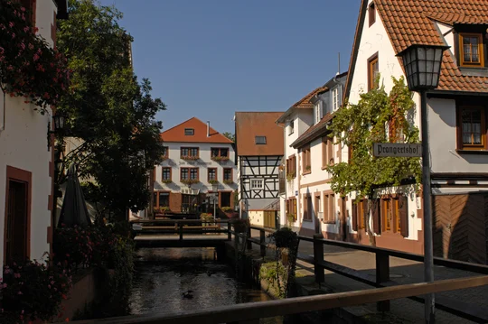 Ortsansicht Annweiler, Altes Wasserrad Ortsansicht Annweiler, Altes Wasserrad