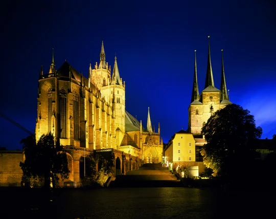 Dom St. Marien und St. Severikirche Dom St. Marien und St. Severikirche mit Domstufen Erfurt