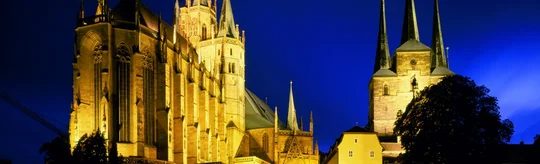 Dom St. Marien und St. Severikirche mit Domstufen Erfurt