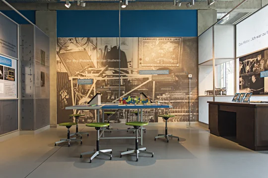 Ausstellungsbereich im Zuse-Computer-Museum in Hoyerswerda