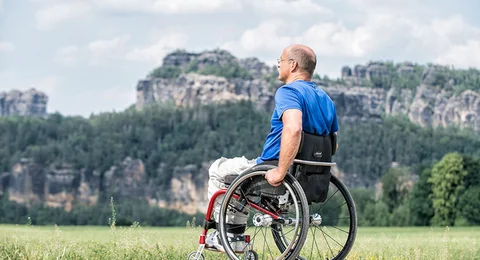 Auch in der Sächsischen Schweiz können Rollstuhlfahrer zu Wanderungen aufbrechen.
