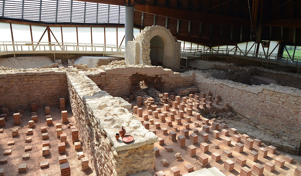 Die Römischen Thermen im Weißenburg sind auch für Rollstuhlfahrer zugänglich.