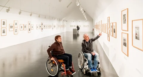 Breite Wege führen durch die Ausstellungen im Kunstmuseum Unser Lieben Frauen in Magdeburg. Breite Wege führen durch die Ausstellungen im Kunstmuseum Unser Lieben Frauen in Magdeburg.