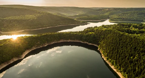 Urttalsperre - Talsperrenlandschaft im und um den Nationalpark Eifel