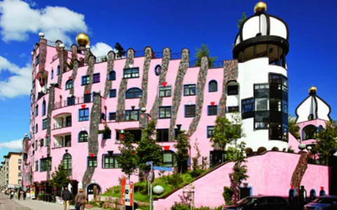 Hundertwasses Grüne Zitadelle von Magdeburg